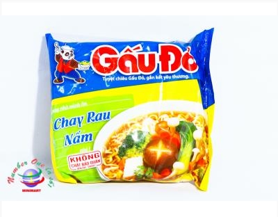 Mì chay rau nấm gấu đỏ