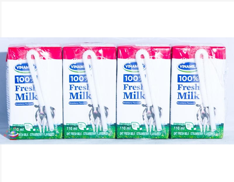 sữa tươi dâu 110ml