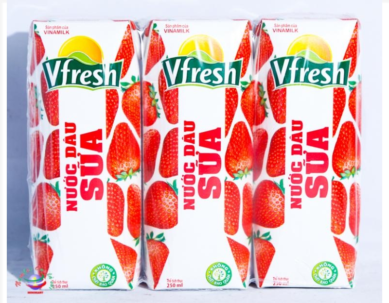 Nước dâu sữa 250ml