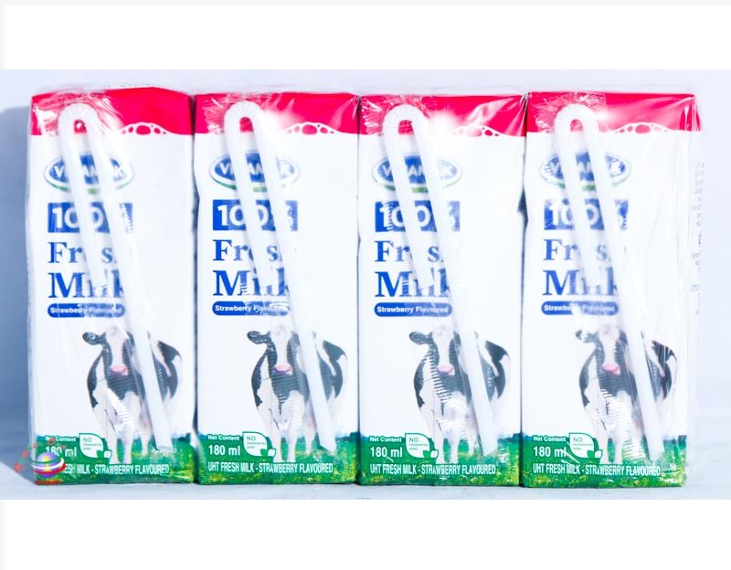 sữa tươi hương dâu 180ml